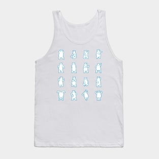 Posing and dancing polar bears  :) Tank Top